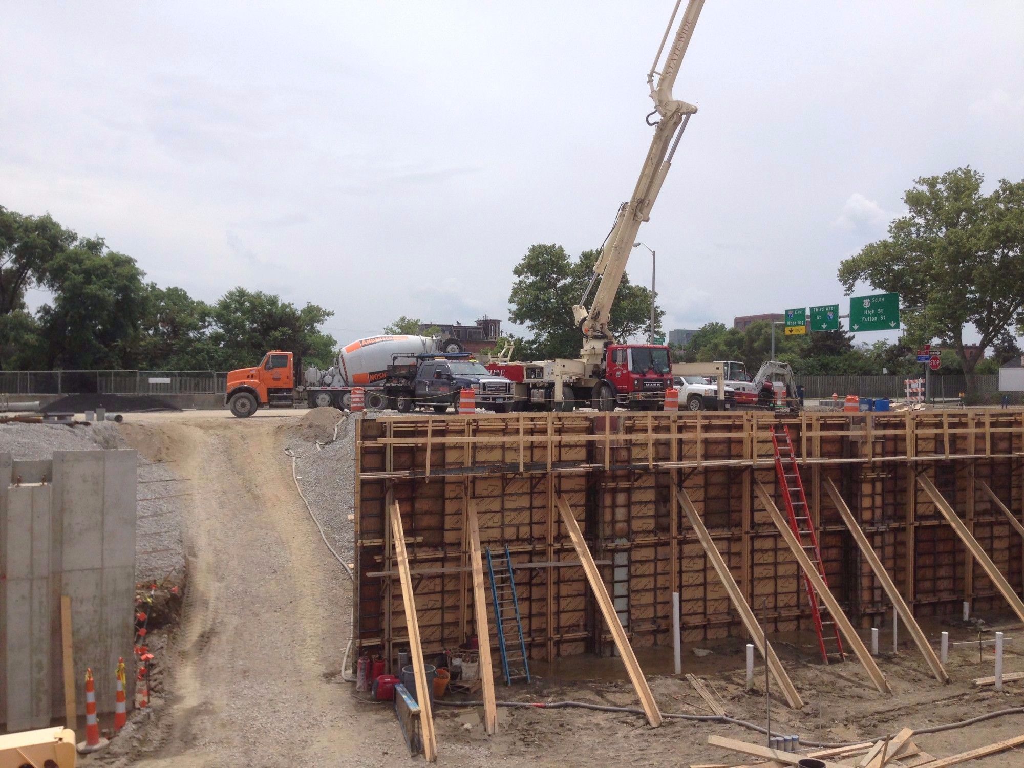 Poured Walls - Columbus Fire Station #2